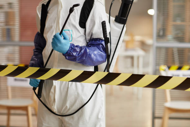 Professional Biohazard Cleanup technician working in Ferndale, MI